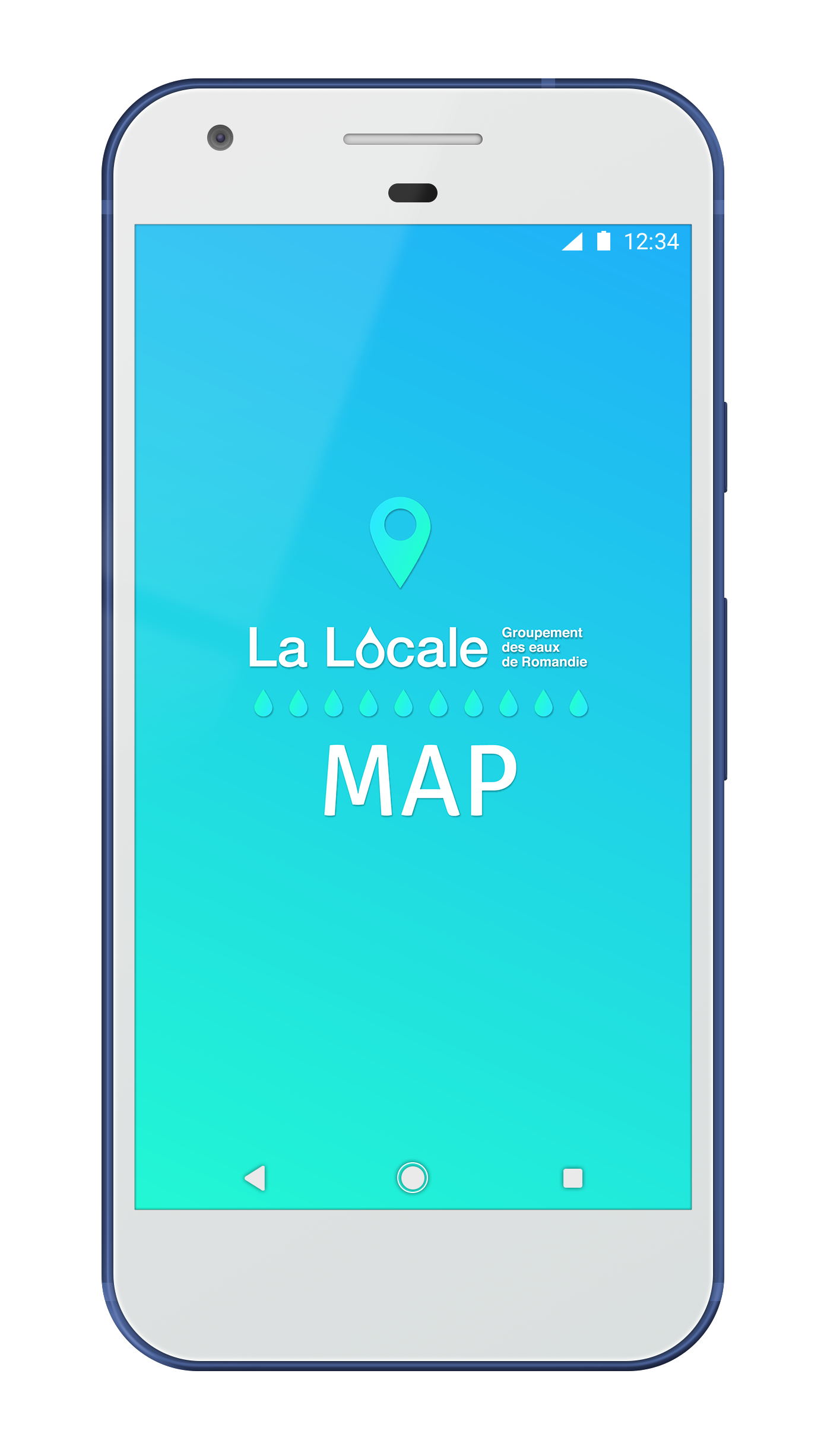 Mobile avec app La Locale - Map